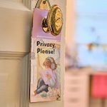 Privacy, Please! door hanger
