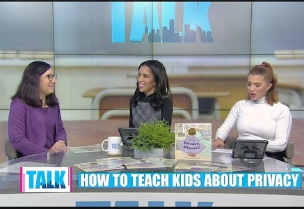 Lorrie with hosts on Talk Pittsburgh